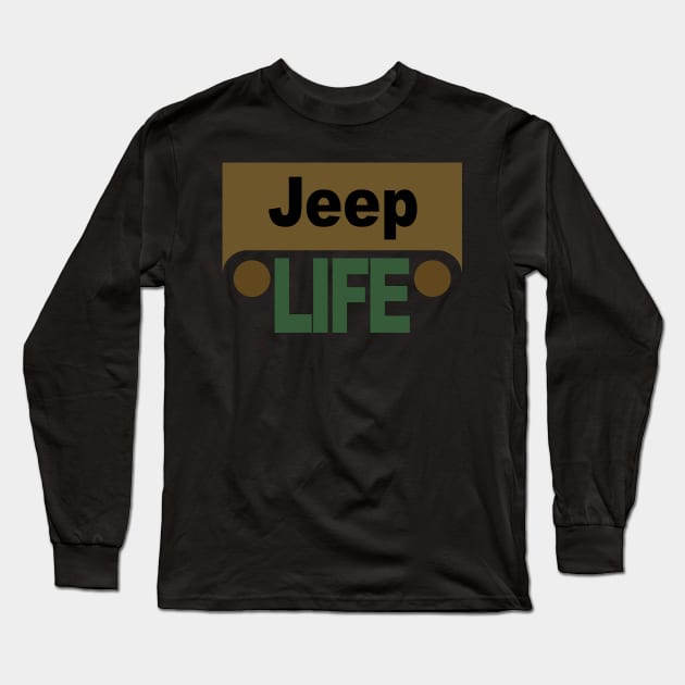 jeep life Long Sleeve T-Shirt by CARLOTTA_SBD